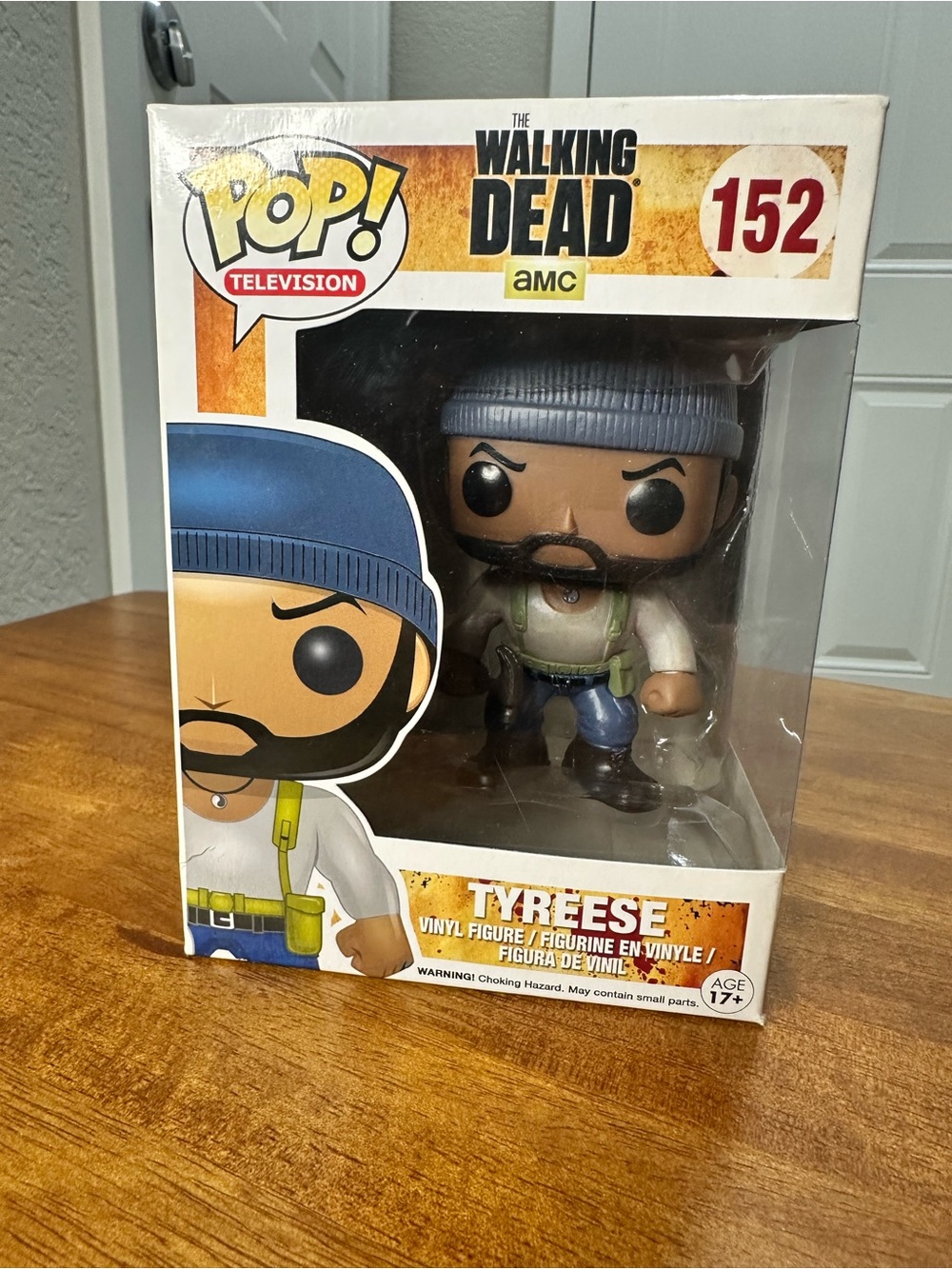 Funko Pop! The Walking Dead Tyreese Vinyl Figure - Blue, White, Green, Brown